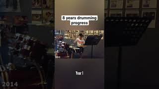 8 Years Drumming Progress