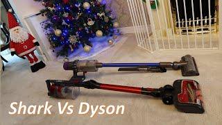 SHARK ANTI-HAIR WRAP stick vacuum Vs DYSON