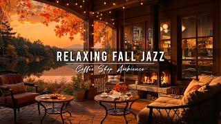 Cozy Fall Coffee Shop Ambience & Smooth Jazz Music to Study, Work  Relaxing Jazz Instrumental Music