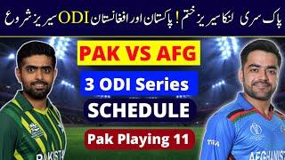 Pakistan Tour of Afghanistan 2023 | Pak vs Afg ODI Series Schedule 2023 | Pak vs afg series confirm