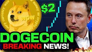 ELON MUSK WILL PUMP DOGECOIN! Dogecoin Price Prediction 2025! (DOGE BREAKING NEWS)