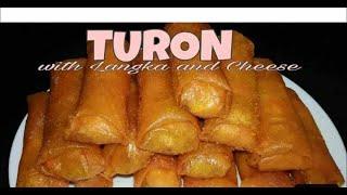 Banana Turon with Langka and Cheese (banana Spring Rolls)