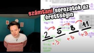 SZÁMTANI SOROZAT a matekérettségin 