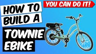 How to build a Townie ebike from an ebay electric bike conversion kit