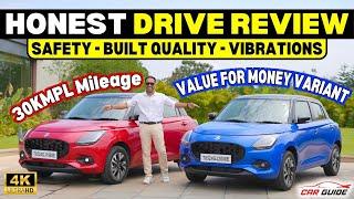 Maruti Swift 2024 Drive Review - Rs 6.49 Lakh - Mileage - Safety | Tata Tiago Rival, Value For Money