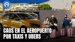 Taxis de apps serán multados en el AICM por esta razón