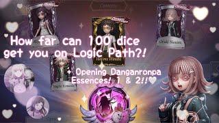 Danganronpa Identity V! Essence opening, 100 dice on Logic Path, Character Costumes Obtained !