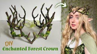 DIY Enchanted Forest Crown [Fantasy Tiara Tutorial]