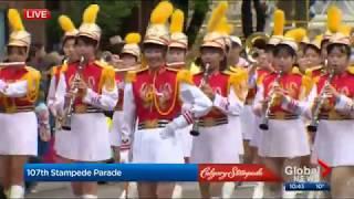 Taipei First Girls High School Marching Band - Calgary Stampede Parade 2019