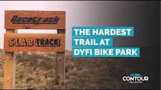 Riding Dyfi's most difficult track blind! A run down Slab Track