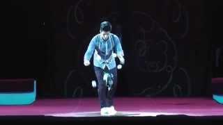 Juggler Saralaev Erkin - Bolshoi Circus, Japan 2014. жонглер Саралаев Эркин