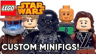 How To Make Custom LEGO Star Wars Minifigures! *Darth Vader, Cad Bane, Anakin Skywalker & More!*