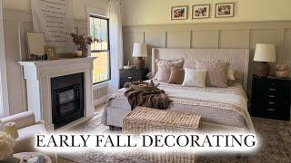 EARLY FALL DECORATING 2024 | creating a cozy, calm bedroom