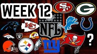 FULL NFL WEEK 12 Picks and Predictions: 2024