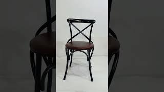 Vintage Industrial Cafe Chair #chair #furniture #antique #unique #indianfurniture