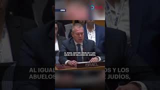  EMBAJADOR ISRAELÍ EN ONU USARÁ UNA ESTRELLA HASTA QUE CONDENEN A HAMÁS