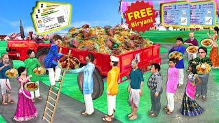 Aadhaar Card Dikhao Get Free Chicken Dum Biryani Hindi Kahani Hindi Moral Stories Comedy Funny Video