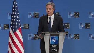 Blinken shores up support for Ukraine before US transition at NATO talks in Brussels