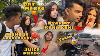 Har shoot par ladai krti hai nitisha  !! Mujhse baat mat krna kabhi  !! Abid vlogs