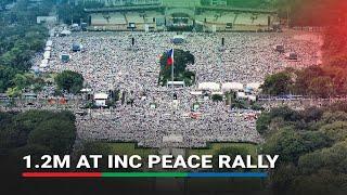 Crowd at INC's peace rally hits 1.2 million | ABS-CBN News