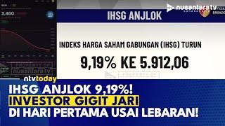 Penurunan IHSG Capai 598 Poin, Bursa Efek Indonesia Panik, Lakukan Trading Halt | NTV TODAY