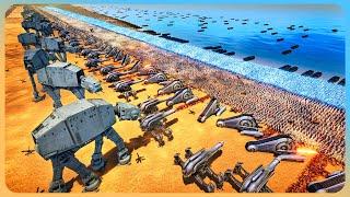 Können 4,5 Millionen Jedi Darth Vaders Normandie erobern? - Ultimate Epic Battle Simulator 2 UEBS 2