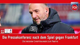 Die Pressekonferenz nach dem Spiel gegen Frankfurt