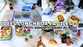 IDÉES LUNCHBOX FACILES & PETITS-DÉJEUNERS RAPIDES pour école afin de réduire le budget alimentaire