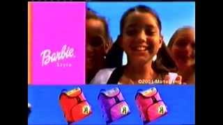 Barbie Style Ad - Backpack, Lunchbox, and Shoes