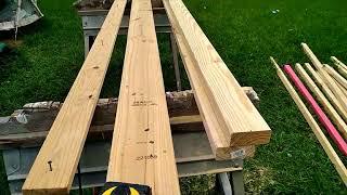 How to make a jig to rip 2x4s fast! How to make 2x2s for a chicken coop!