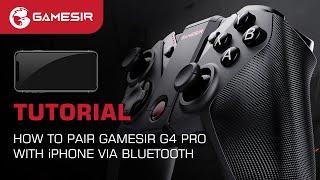 Tutorials｜How to pair GameSir G4 Pro with iPhone via Bluetooth