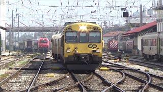 CP 2024 Part 5; Morning services in the hands of multiple units at Lisboa Santa Apolonia; 04/01/2024