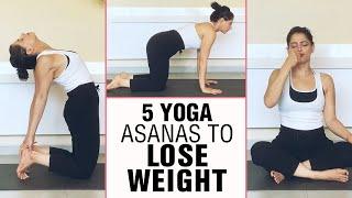 Yoga Asanas to Reduce Weight/Belly Fat ft. Sunaina Rekhi  | Fit Tak