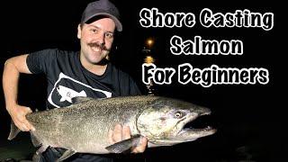 Shore Casting for Ontario Salmon