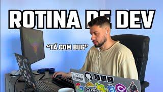 Minha ROTINA como PROGRAMADOR em PORTUGAL