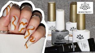 5D Sculpting Gel, Metal Watercolor Nail Polish and more by @bornprettyofficial | Easy 3D Nail Art