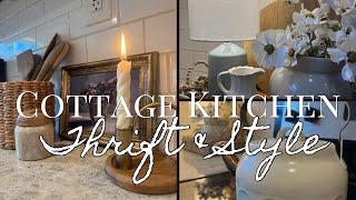 New Year Kitchen Reset || Cottage Kitchen Decorating Ideas 2025 || Thrift & Style