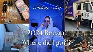 2024 was INSANE: isolating myself, moving/house tour & catching flights & feelings?!