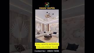 ITALIAN TILES | FULL WHITE INTERIOR