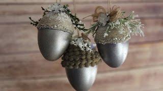 "Surprise" Acorn Ornament Tutorial
