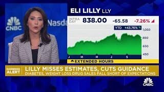 Eli Lilly stock tumbles 10% after drug giant misses estimates and slashes profit guidance