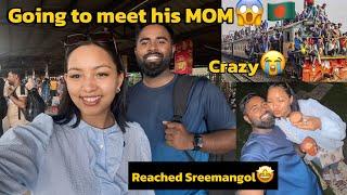 TRAIN KA SAFAR*GOING TO MEET HIS MOM|| DHAKA TO SREEMANGOL