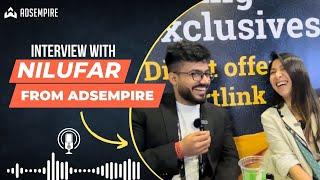 Interview With Nilufar Yusupova, Head of BD & PR at AdsEmpire at Affiliate World Dubai