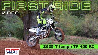 2025 Triumph TF450RC Riding Impression