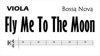 Fly Me To The Moon Viola Sheet Music Backing Track Play Along Partitura