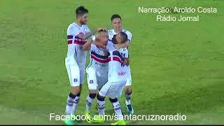 Copa NE 2018 - Santa Cruz 2x1 CRB - Nar. Aroldo Costa, Rádio Jornal Recife