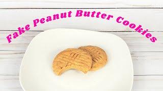 FAKE BAKE PEANUT BUTTER COOKIES DIY