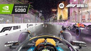 F1 25 - Heavy Rain Gameplay in Las Vegas Night (4K Ultra Graphics) PC