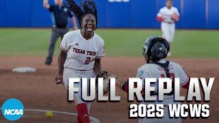 Texas Tech vs. UCLA: 2025 Women's College World Series | FULL REPLAY