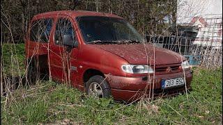 Starting 1997 Citroen Berlingo After 3 Years + Test Drive